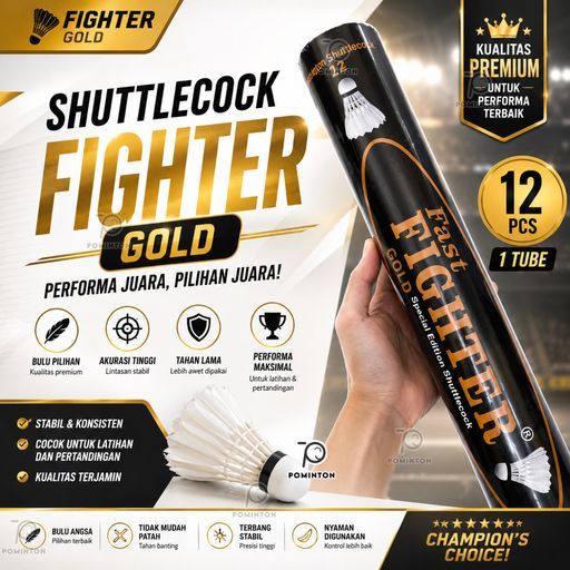 [Pominton] Shuttlecock Fighter Gold 100% ORIGINAL
