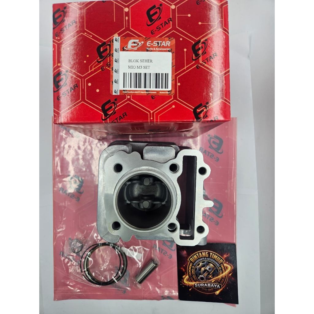 E-STAR SILINDER BLOK ASSY BLOCK SEHER KIT YAMAHA MIO M3 SET