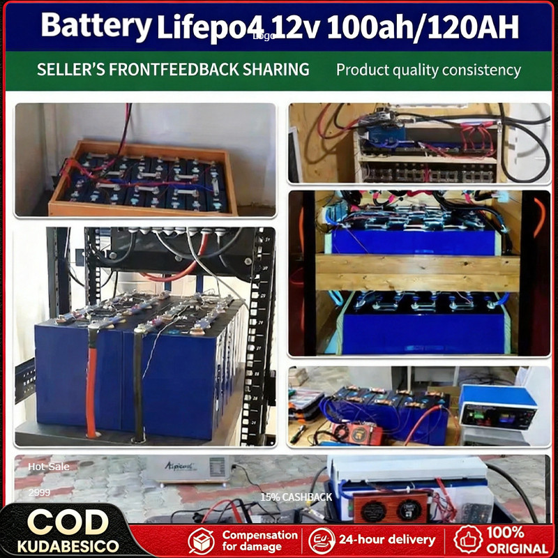 100% Baterai Baru 2026 CATL/BYD Battery Lifepo4 12v 120ah/100AH Battery Lifepo4 12v 120ah 100ah Plus