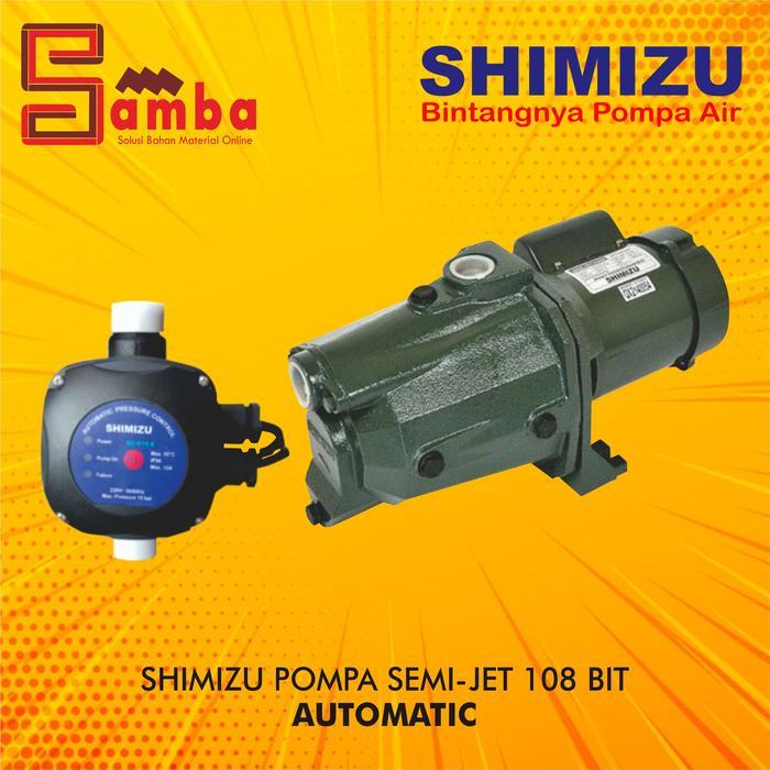 SHIMIZU JET 108 Mesin pompa air semi jet pump shimizu jet 108 bit - AUTOMATIC