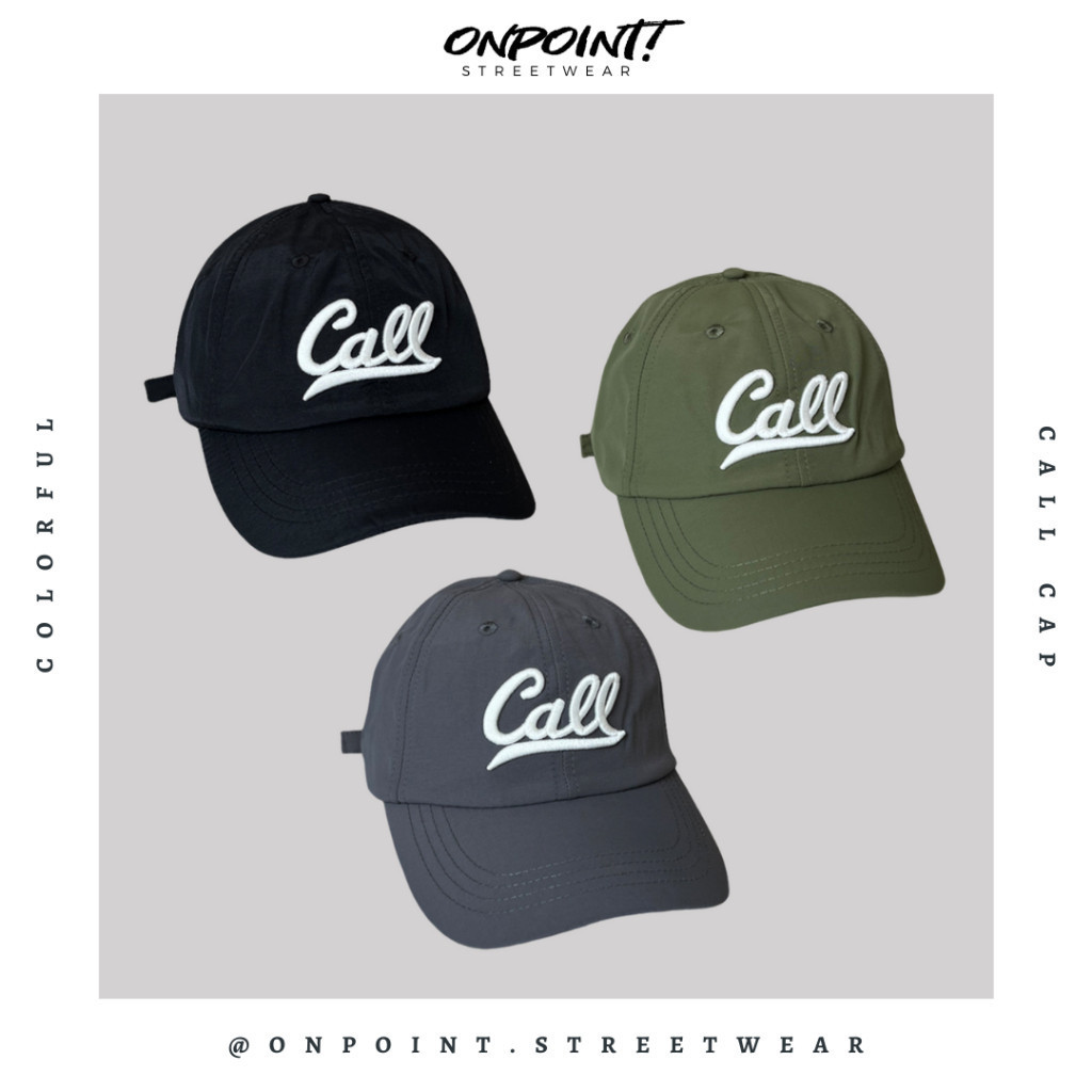 Call Cap - Topi pria distro topi pria bisbol topi pria dewasa topi baseball pria topi baseball origi