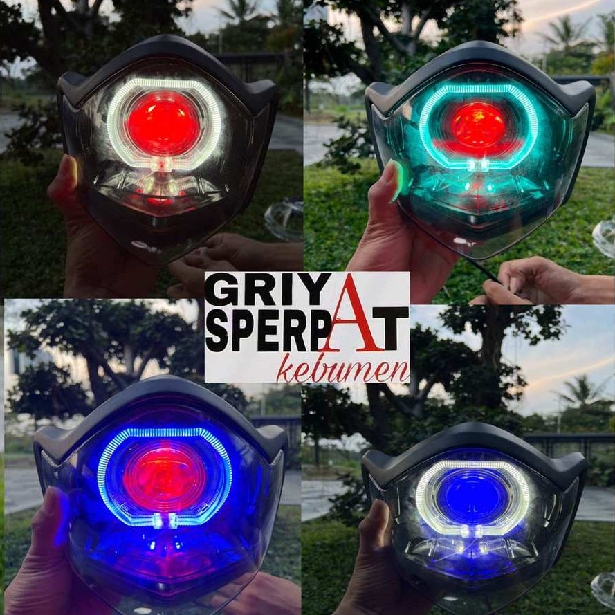 REFLEKTOR LAMPU DEPAN LED VIXION OLD 2010-2012 BILED LED