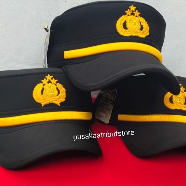 Pilkep Perwira Pama/Pilkep Komando Pama/Pilkep Pama Polri/Topi Premium/Topi merek Zona/Topi Polri Pa