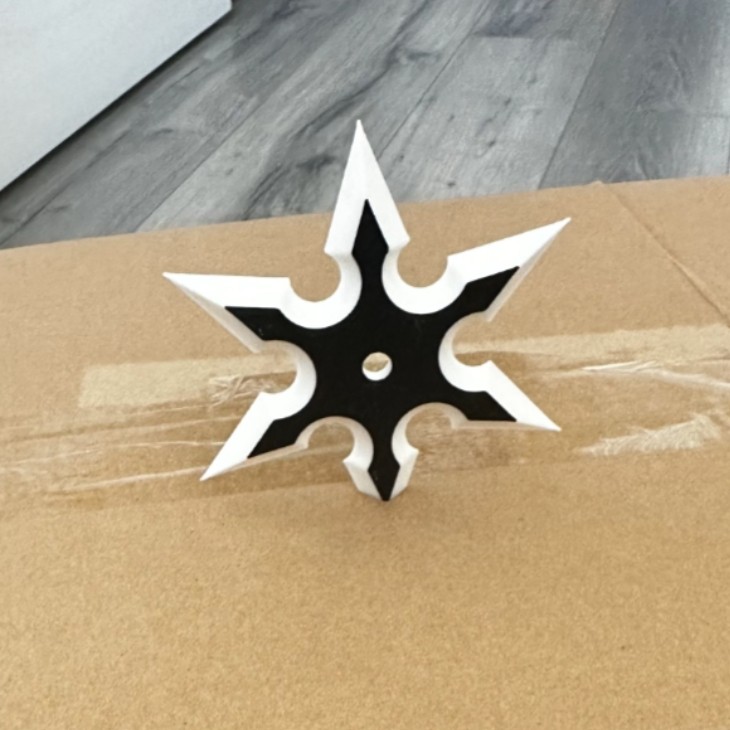 Cuero Mainan Shuriken Ninja Plastik Cosplay Aksesoris Ninja Lemparan Aman