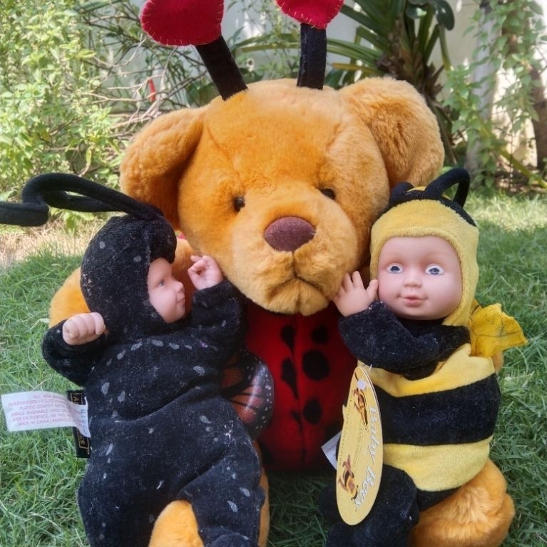 boneka serangga set (kepik,bee,kuou)