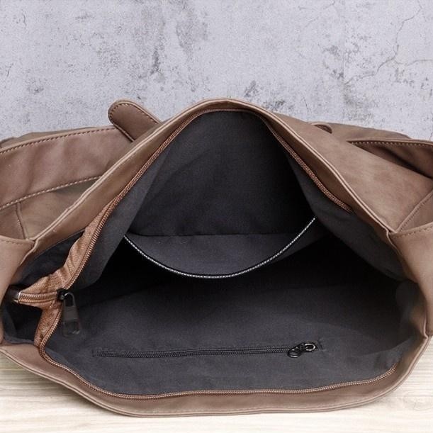 Leather Concept Tas Selempang Kulit Pria Tas Kulit Pria Tote Bag Kulit Celcius Hitam