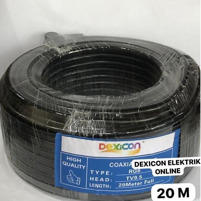 Zubehor- Kabel Antena Rg6 / Merk Dexicon/ 10 Meter 15 Meter 20 Meter