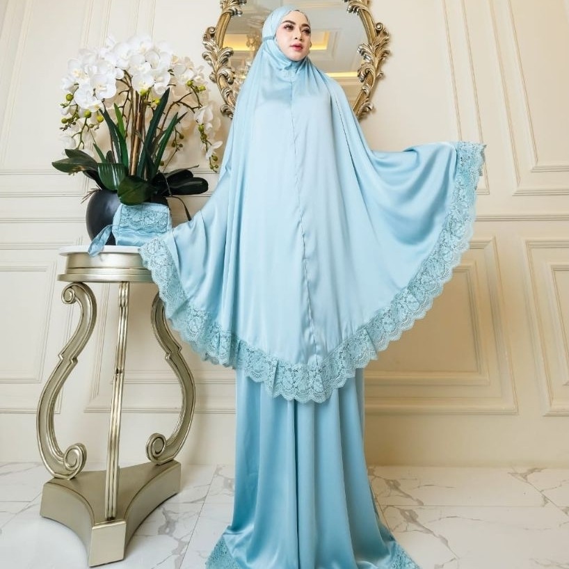 Mukena khalisa premium/ mukena polos/mukena armany