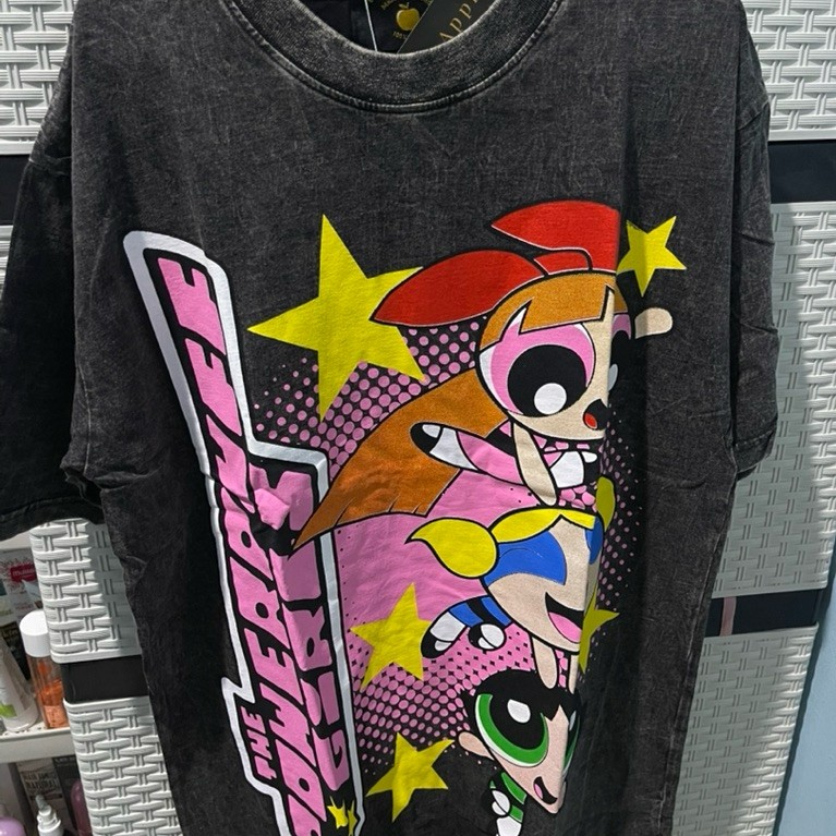 kaos oversize powerpuff