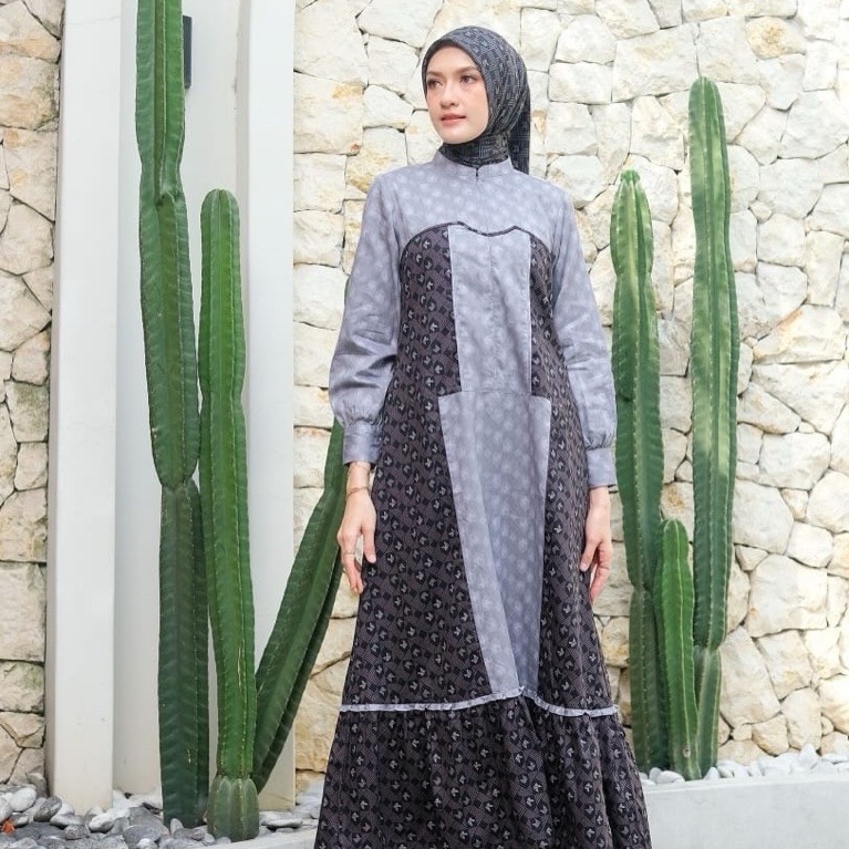 Madina Midi Korina /korina terbaru/gamis korina/korina midi terbaru