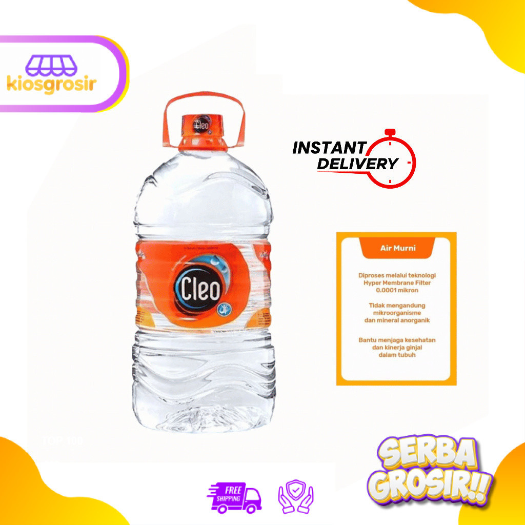 KIOSGROSIR CLEO Air Minum Galon Kecil 5 Liter