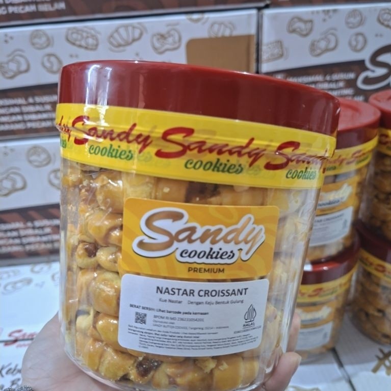 Nastar croisant premium toples mini / sandy cookies / Kue lebaran
