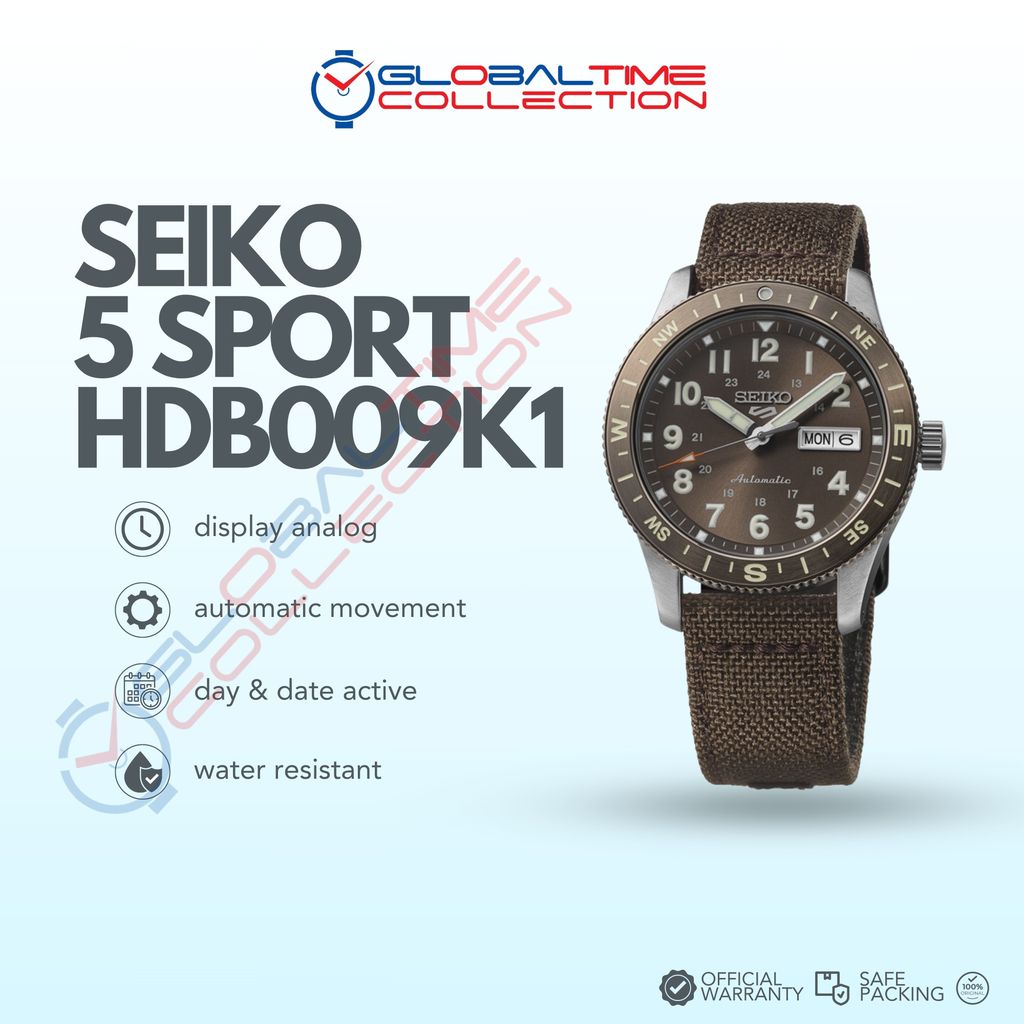 Seiko 5 Sports Field Series HDB009K1 Automatic Compass Bezel 100M