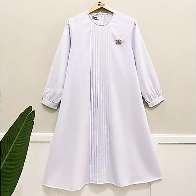 HOT DEALS BAJU ATASAN WANITA TERBARU TUNIK TUNIC KATUN TOYOBO PREMIUM PUTIH HITAM MAROON KEKINIAN