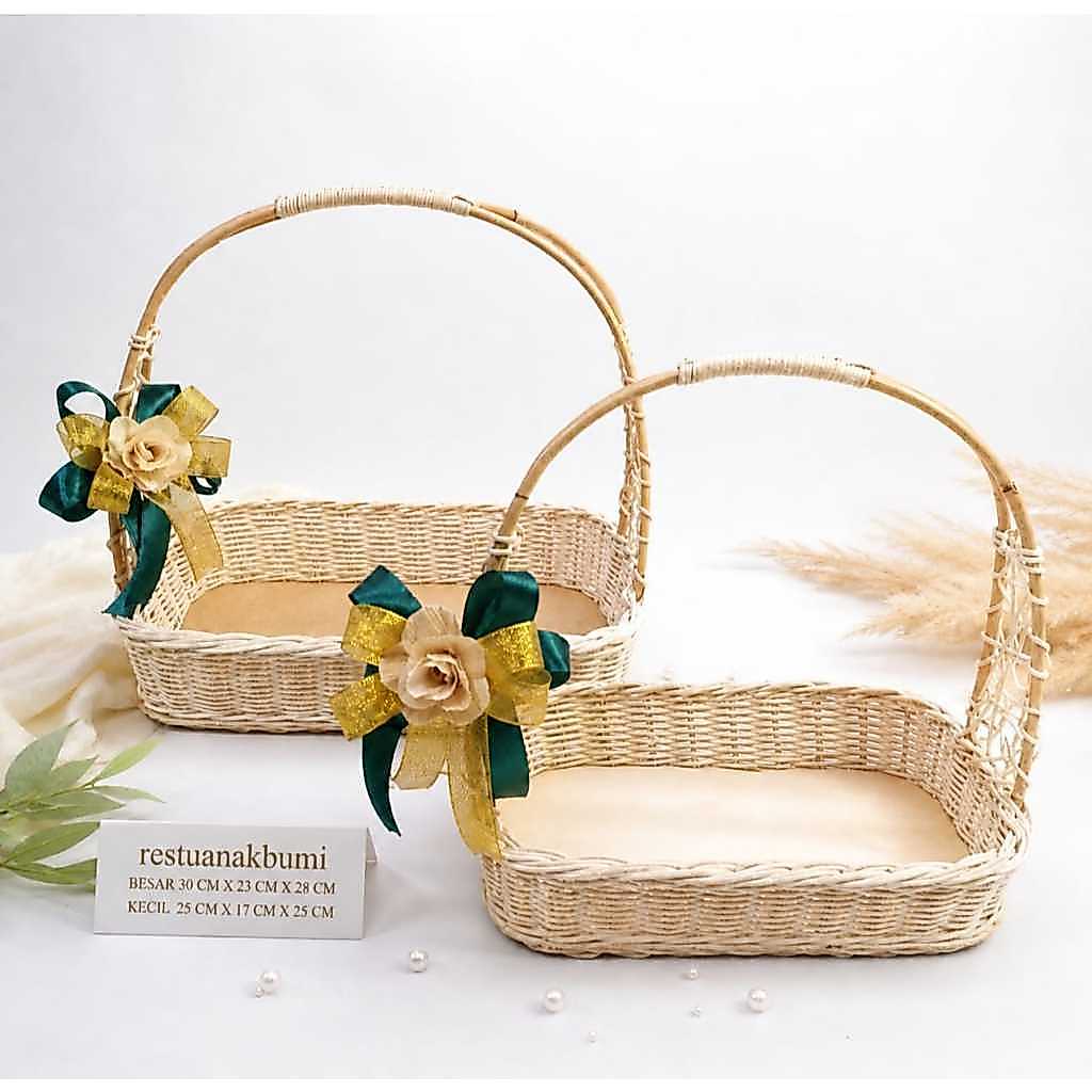(R01) ROTAN CINCIN PERSEGI | ROTAN BUAH | ROTAN HANTARAN | ROTAN SESERAHAN | ROTAN HIAS | KRANJANG B
