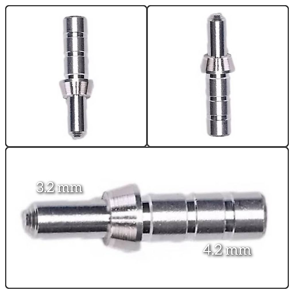 PIN NOCK 4.2mm x 3.2mm - Aluminium Pin Nock Arrow - Arrow Insert Olahraga Panahan