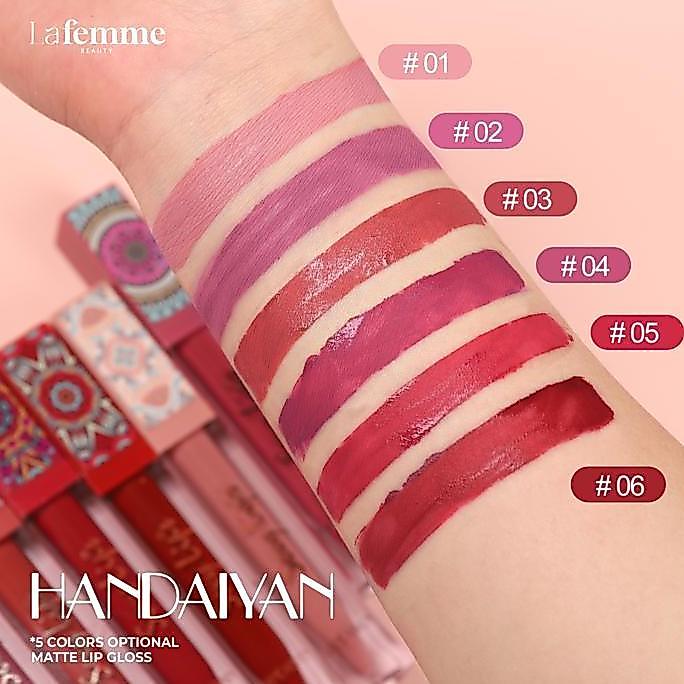 Lips- Lip Matte Handaiyan Bohemian Rhapsody Tingkatkan Penampilan Bibir Dengan Lip Gloss Handaiyan, 