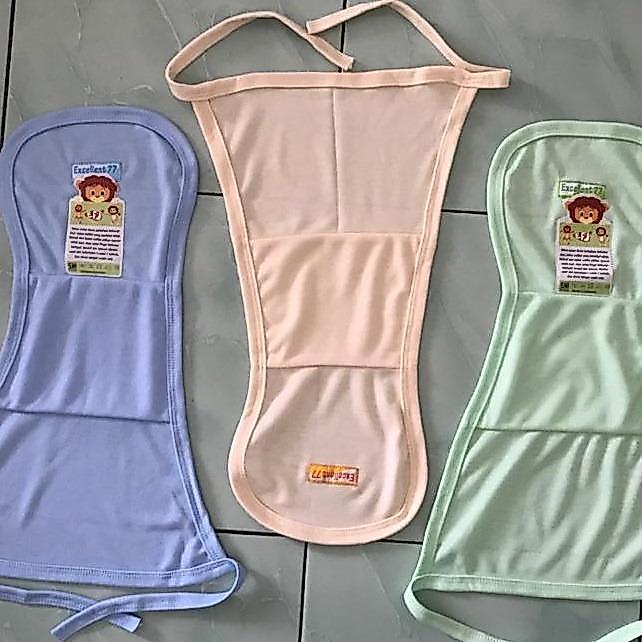 Popok Kain Bayi 3pcs / Popok Bayi Baru Lahir - Excellent77 Polos