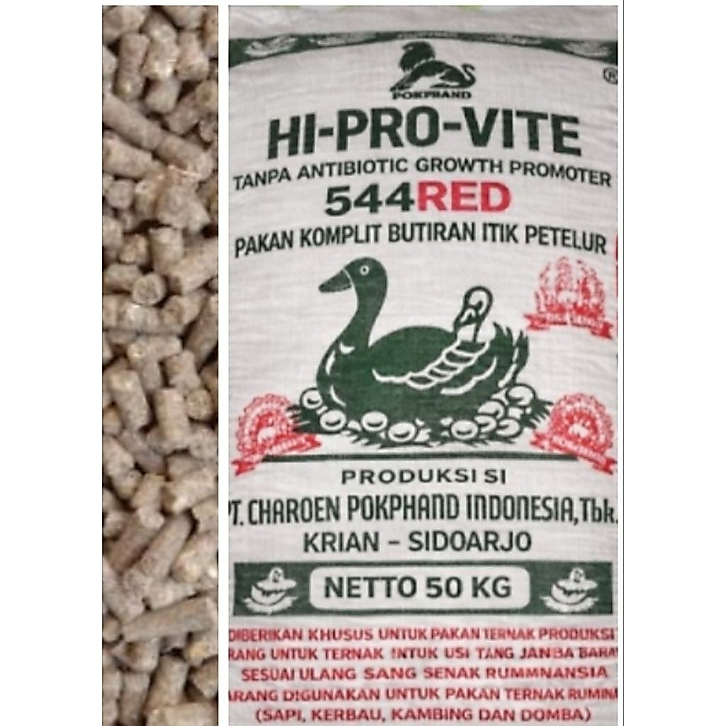 Hi pro vite-544red-pakan jadi itik petelur PELLET