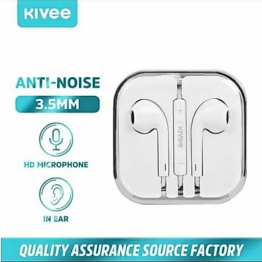 KIVEE BASIKE | Headset kabel 3.5 mm Gaming Musik KV-MT12 Pro Earphone in ear For OPPO VIVO XIAOMI HU