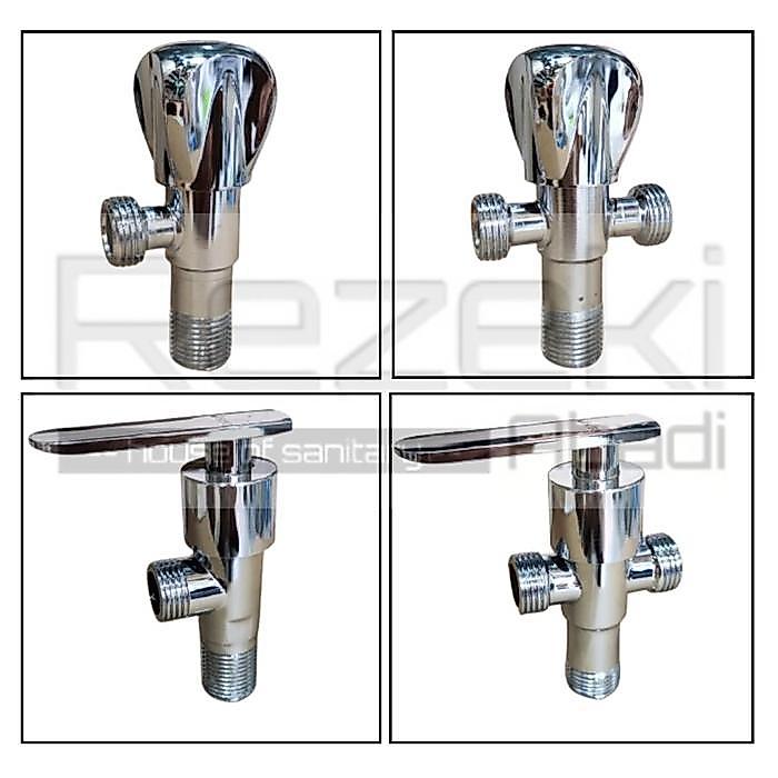 Stop Kran Single Double Stainless Murah - Stop Kran Wastafel - Stop KranClosetToilet