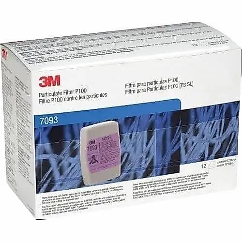Catridge 3M P100 particulate filter 7093 NIOSH 2 pcs/set Original