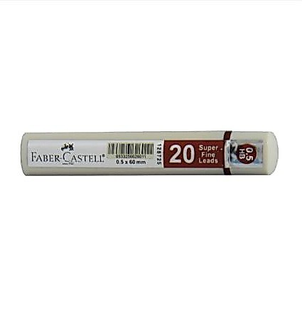 Faber - Castell Lead Superfine Grip HB 0.5 mm Tube White - Gambar 3