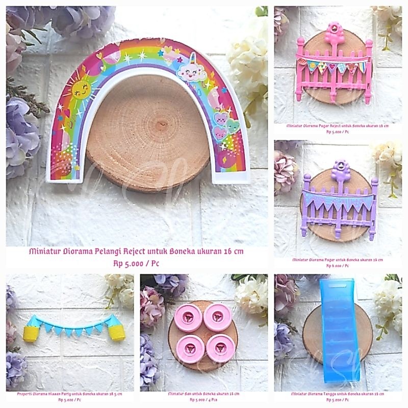 Decoration Stuff Diorama - AS 014 - Aksesoris - Barbie - Doll - Boneka