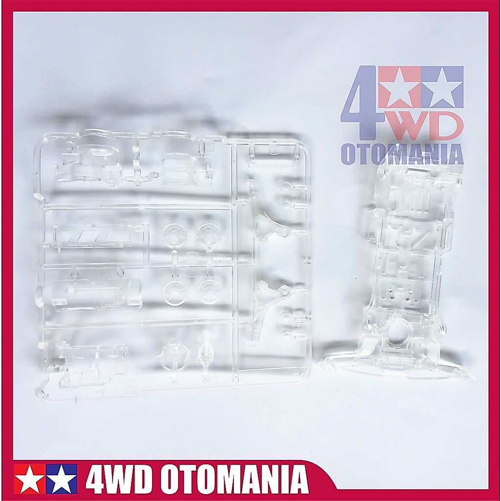 TAMIYA CHASSIS SUPER II CLEAR TRANSPARENT - SHINJIRO