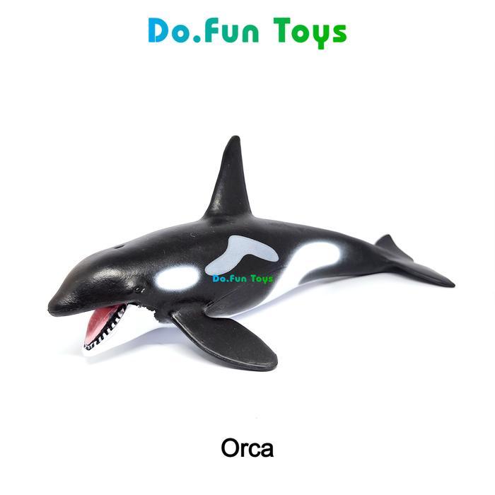 ORCA Animal Figure / Mainan Miniatur Ikan Paus Pembunuh - ORCA