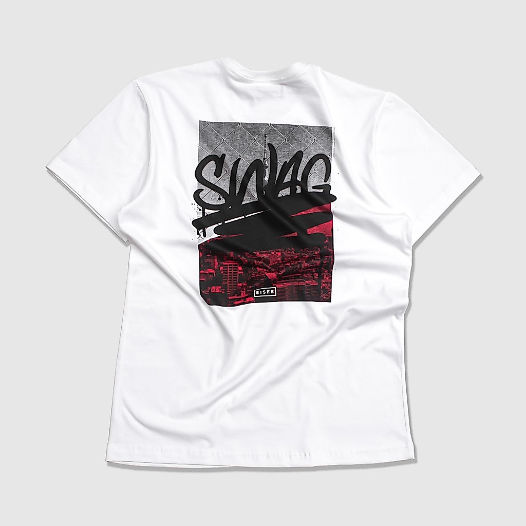 Eisee T-shirt Putih: SWAG