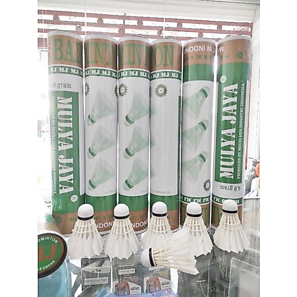 [ORI]Kok Mulya Jaya/ Shuttlecock MULYAJAYA ISI 12PC MURAH BAGUS / Kok bulutangkis murah bagus