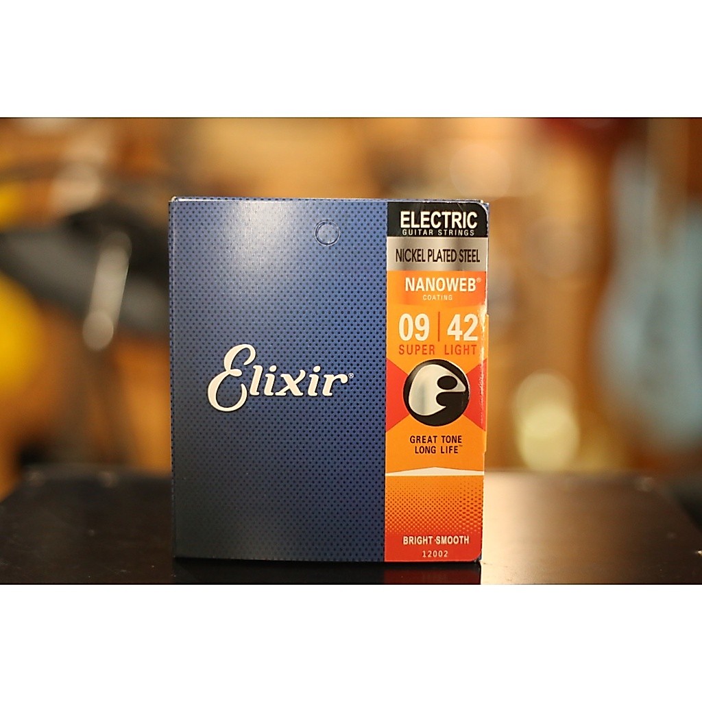 Senar gitar elektrik elixir nanoweb 09
