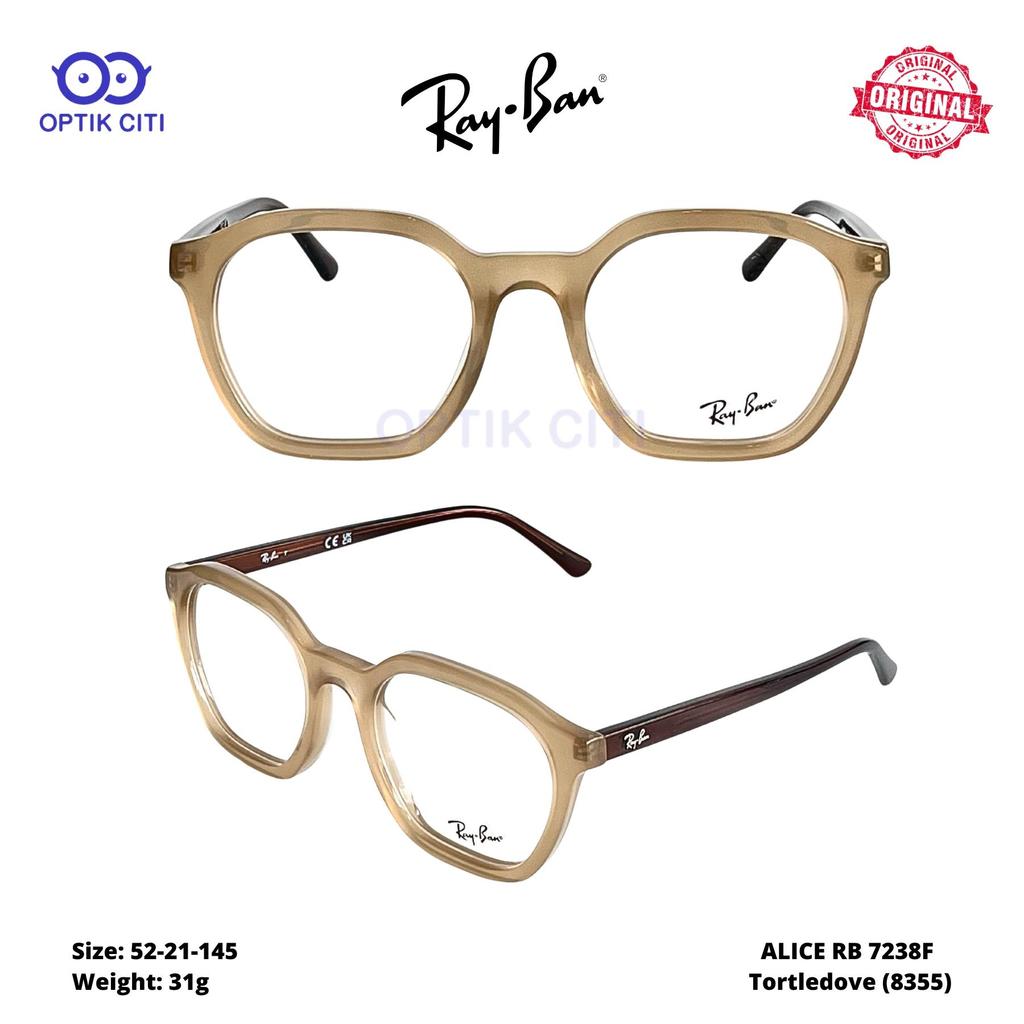Frame Kacamata Pria Wanita Rayban RB 7238 F ALICE Original