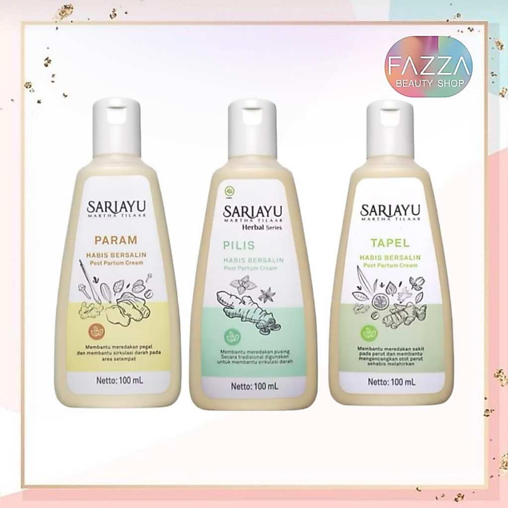 Sariayu Paket Tapel Param Pilis (3pcs) New Packaging