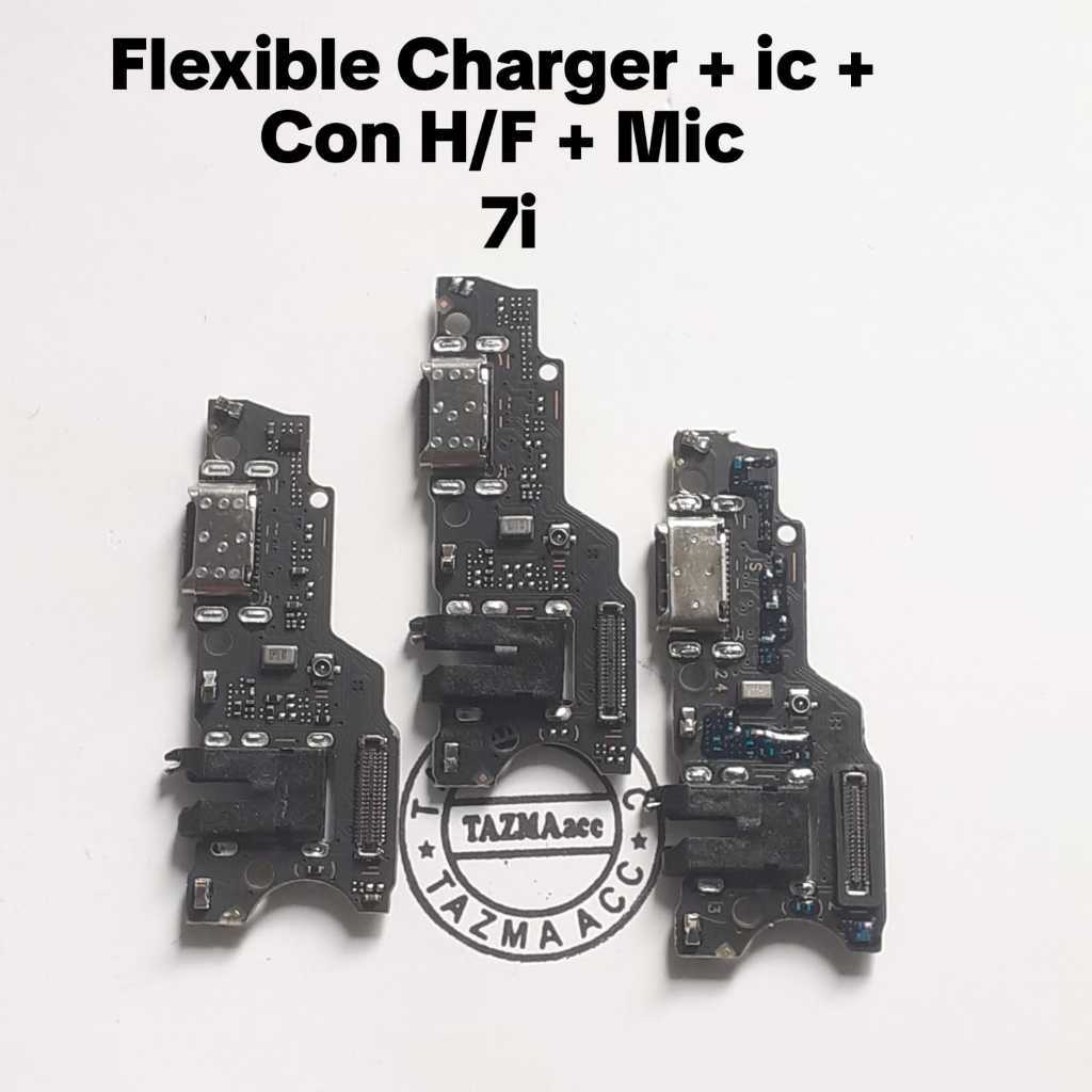 Plus ic + Realme 7i Ori Flexible Chgarger + ic Flexibel Fleksibel Conector Konektor Cas Charger REAL