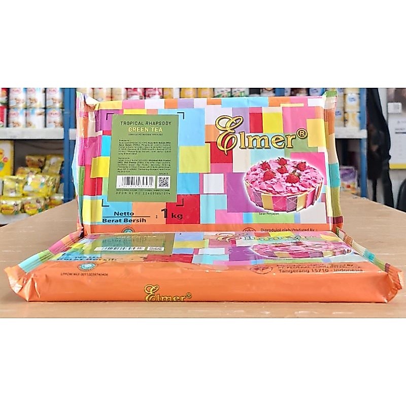 Elmer Coklat Batang Greentea 1kg/Coklat Batang Green tea 1kg/Coklat Green tea/Coklat Batang greent a