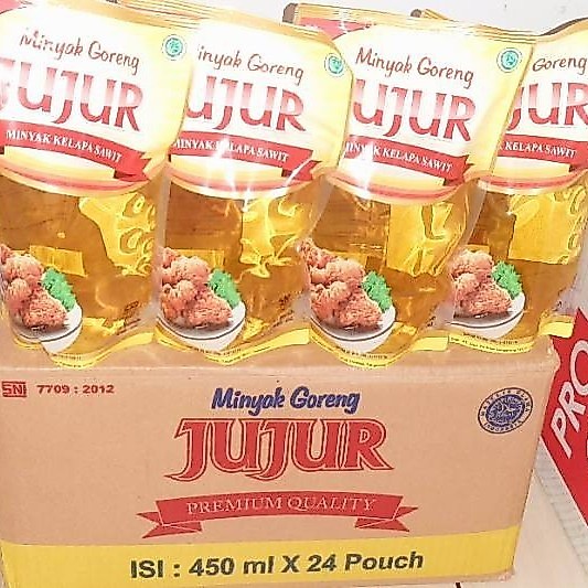 MINYAK GORENG JUJUR 450 ml isi 24