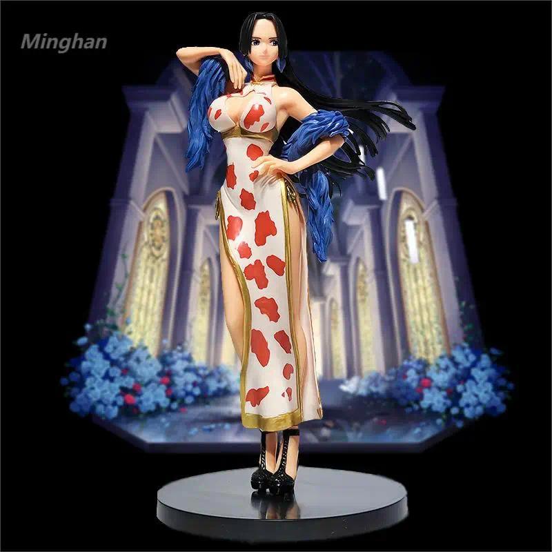 Figur Anime One Piece Boa Hancock 22cm, Figur Aksi Gadis Seksi, Patung Koleksi Dekorasi, Hadiah Main