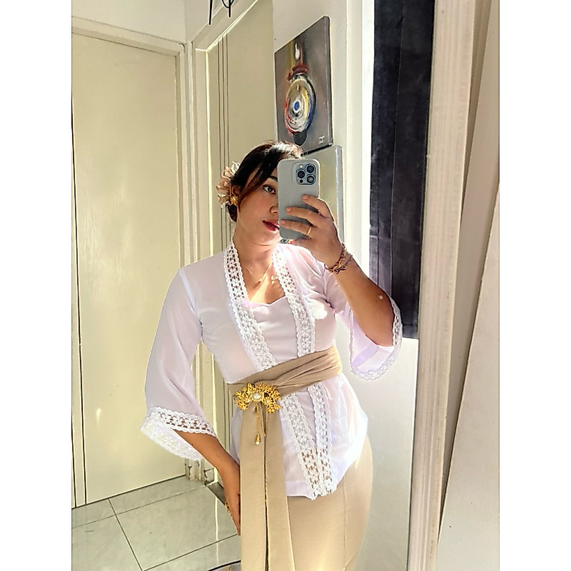 Kebaya Jadi Gardenia/ Kebaya Putih Bersih