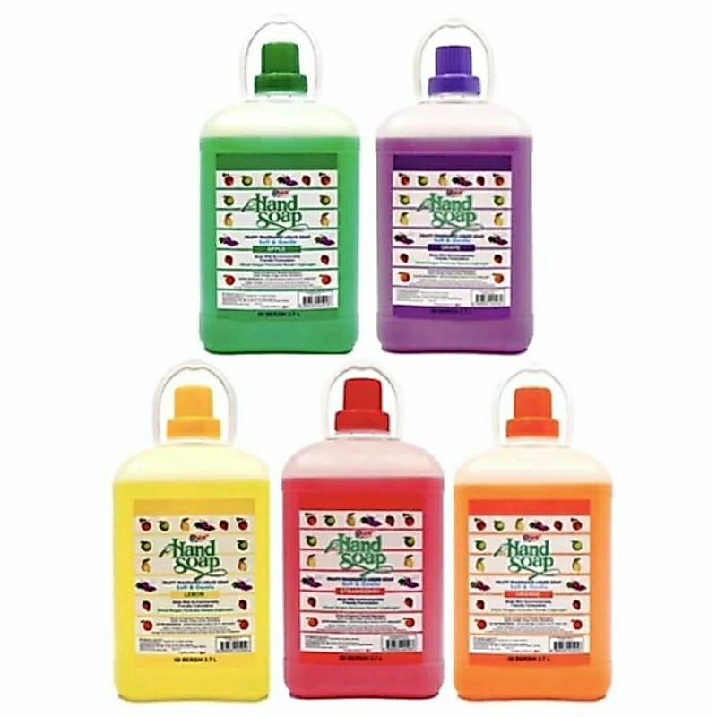 Yuri Handsoap Liquid Strawberry/Grape 3,7Ltr