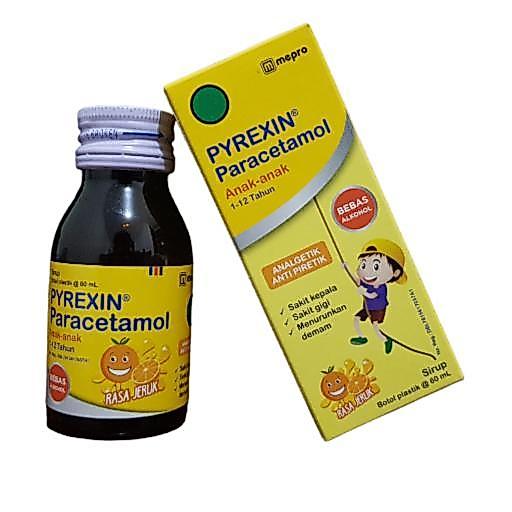PYREXIN PARACETAMOL SIRUP ANAK 60ml