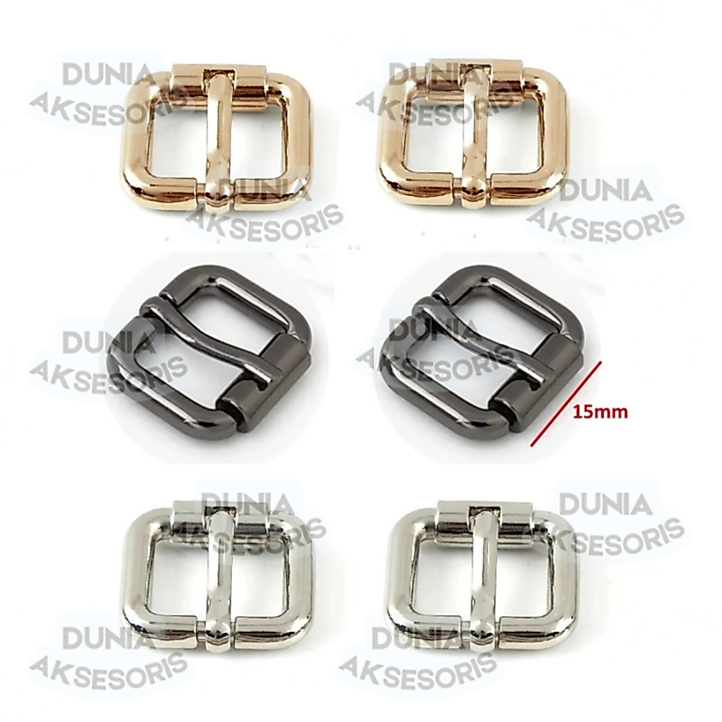 Asesoris Tas Ring Gesper Roda Bulat 1,5 cm PREMIUM Cor (A) - Aksesoris Tas (IMPORT)