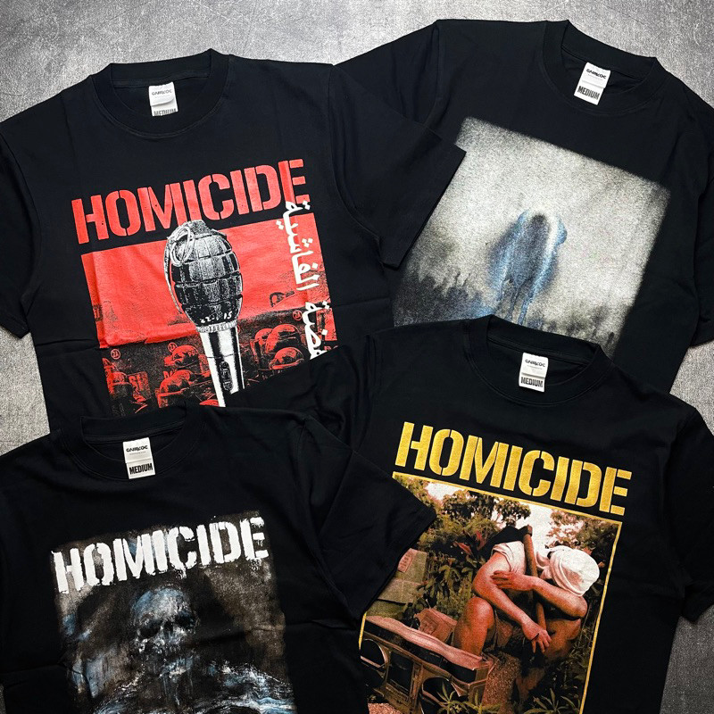 Tshirt HOMICIDE BUNDLING Official Merchandise Baju Kaos Unisex