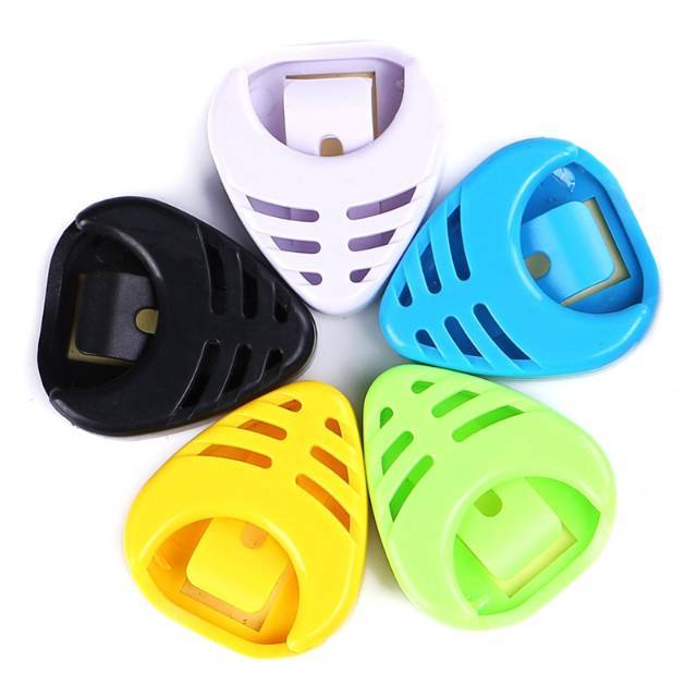 Tempat Pick Gitar Pick Holder Gitar Bonus Pick
