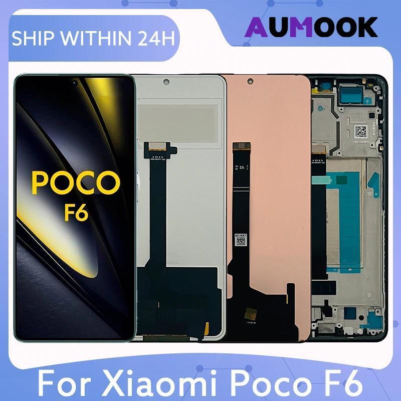 6.67" AMOLED LCD splay For Xiaomi Poco F6 5G 24069PC21G 24069PC21I Tou Screen gitizer Assembly LCD W
