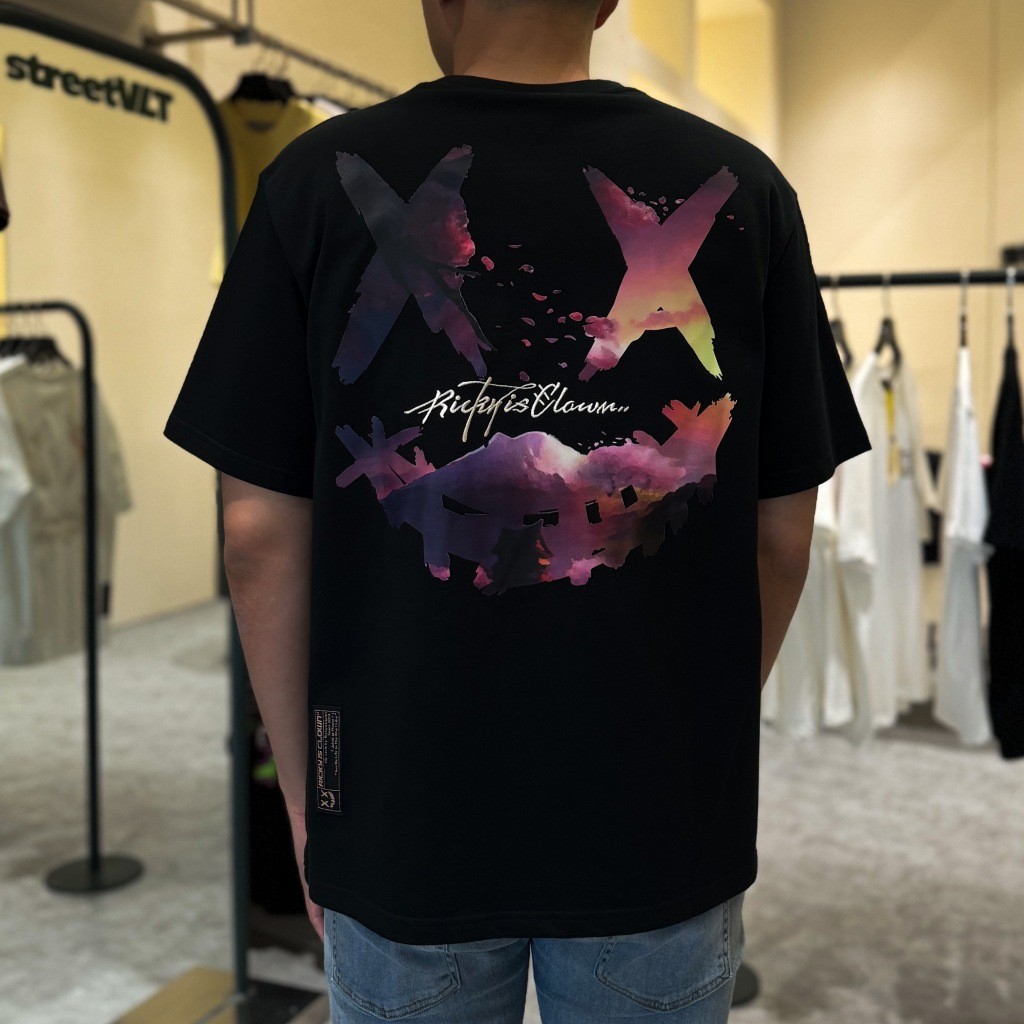 HOT RIC Ricky is Clown Sakura Sunset Tee 100% Original