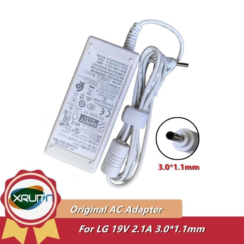 Genuine LCAP21C 19V 21A 30*11mm 40W AC Adaptor Charger For LG 14Z970 Power Supply Power Adapter ADS4