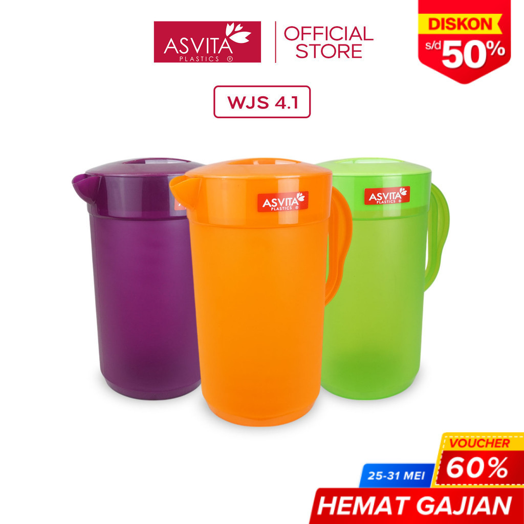 ASVITA Teko Air Sahara 4.1 Liter Water Jug Eskan Wadah Minum Food Grade WJS 4.1