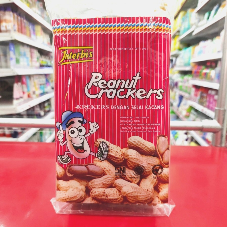 Interbis Biskuit Kacang Peanut selai kacang